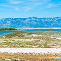 Blick auf das Velebit Gebirge in Kroatien im Jahr 2015